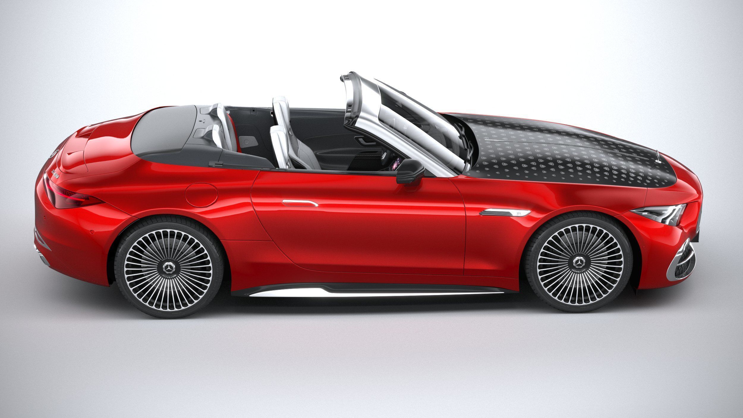 Mercedes-Benz SL Monogram Maybach 2025 3D model_11