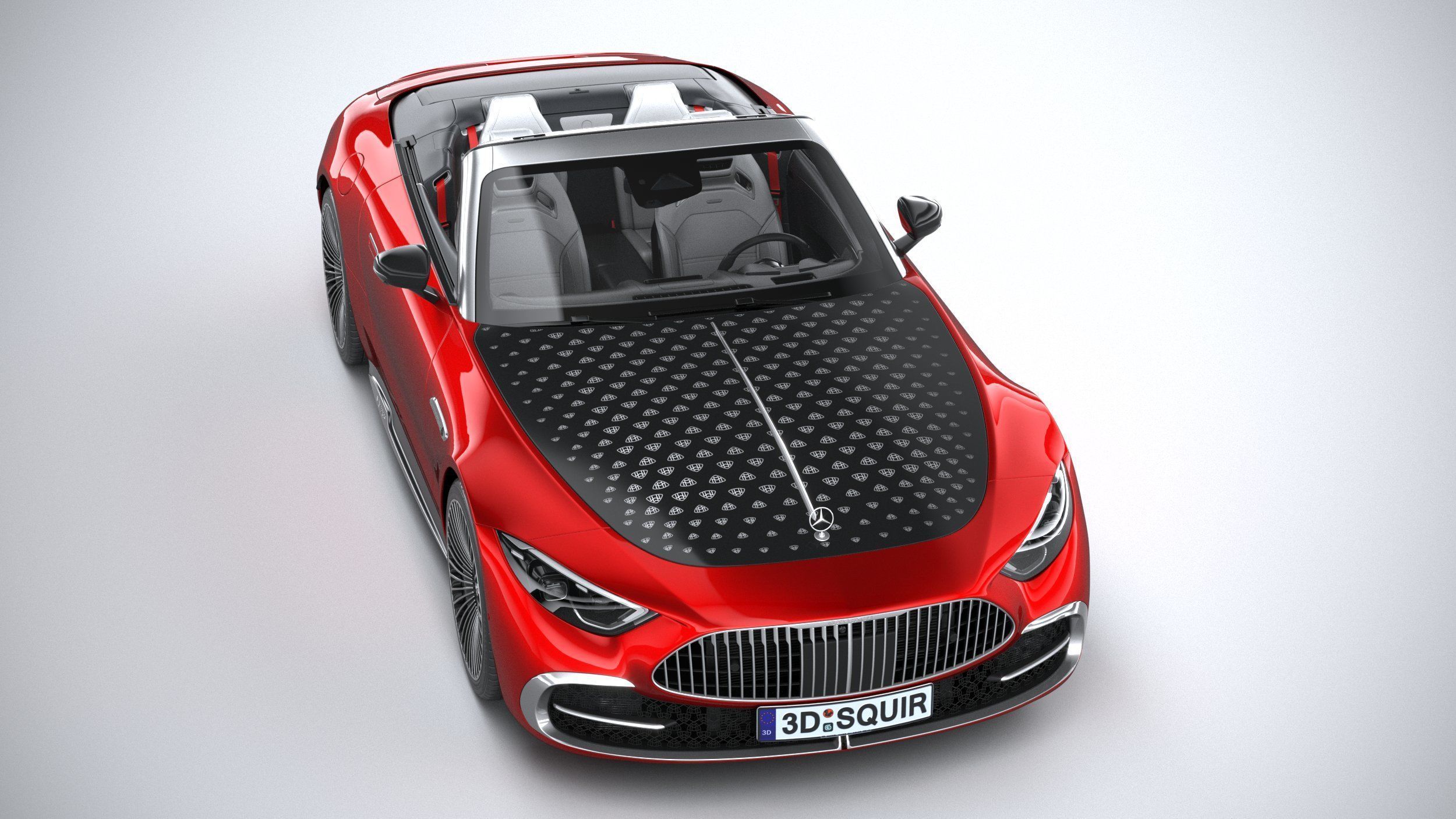 Mercedes-Benz SL Monogram Maybach 2025 3D model_12