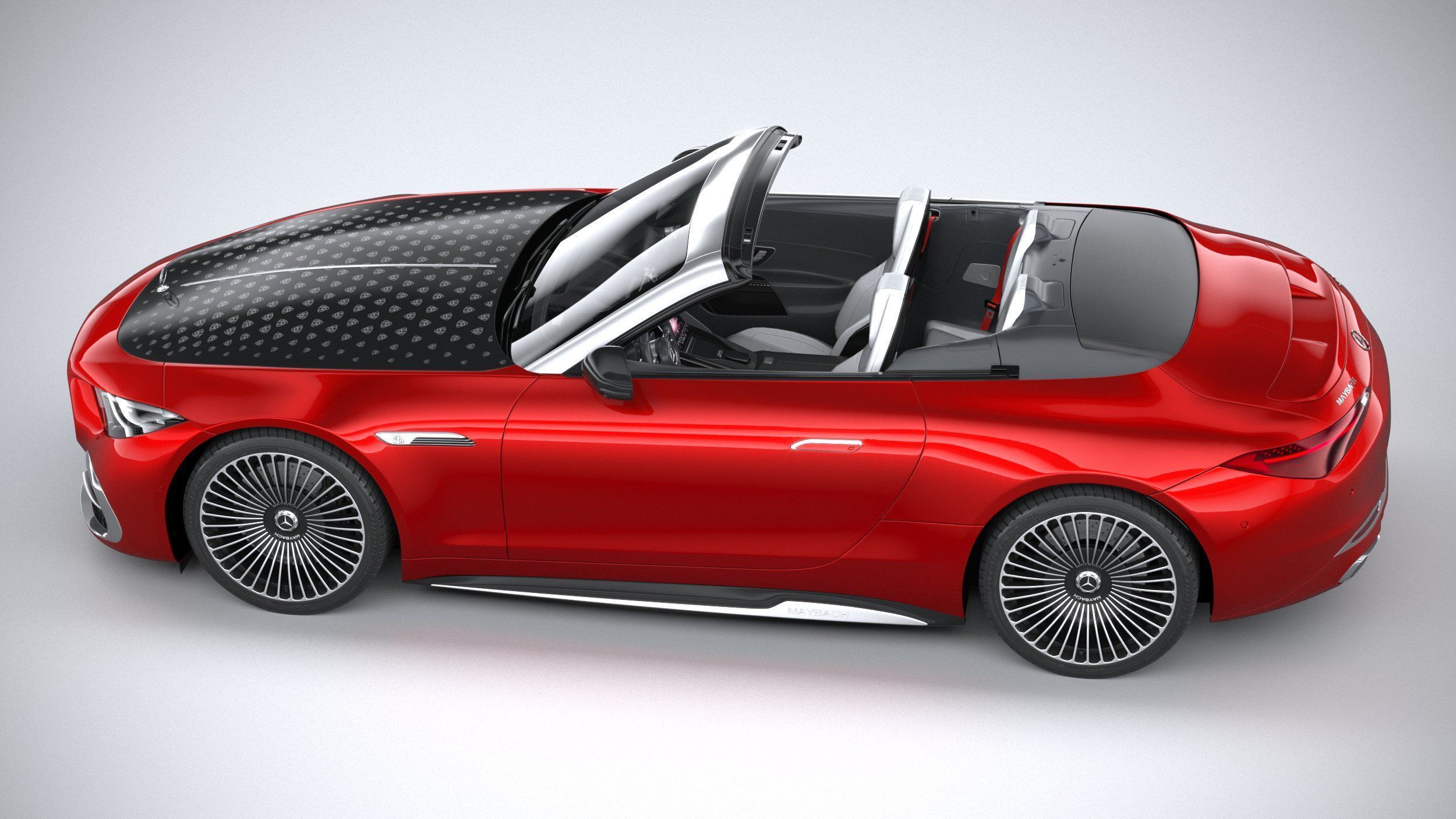Mercedes-Benz SL Monogram Maybach 2025 3D model_9