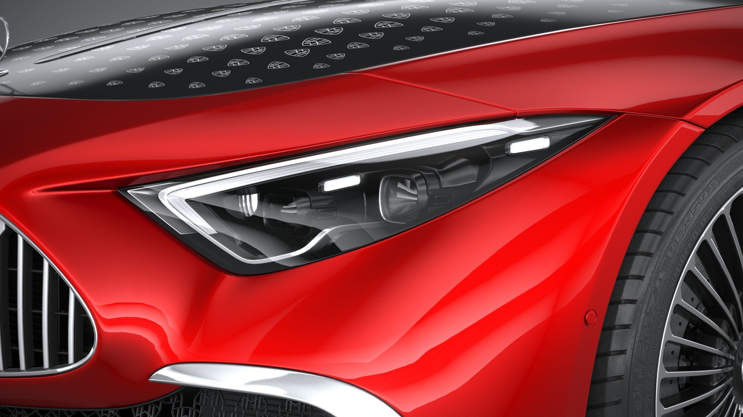 Mercedes-Benz SL Monogram Maybach 2025 3D model_14