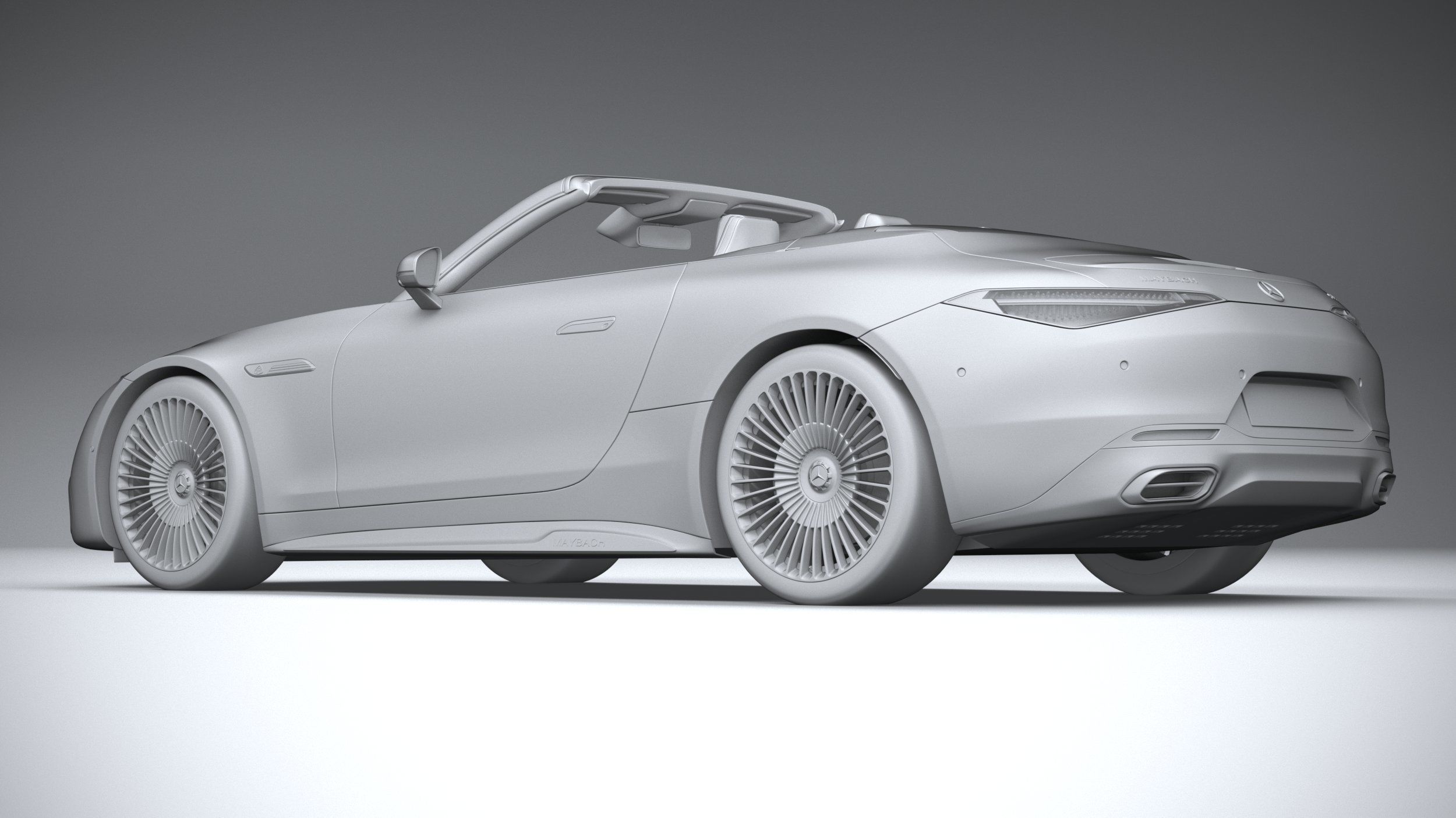 Mercedes-Benz SL Monogram Maybach 2025 3D model_21