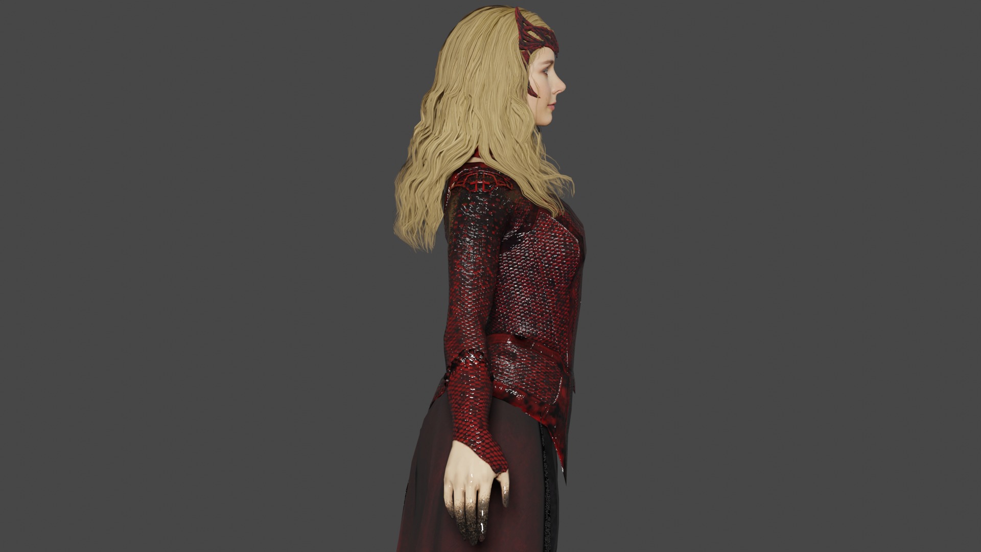 Scarlet Witch 3D Model 3D model_2