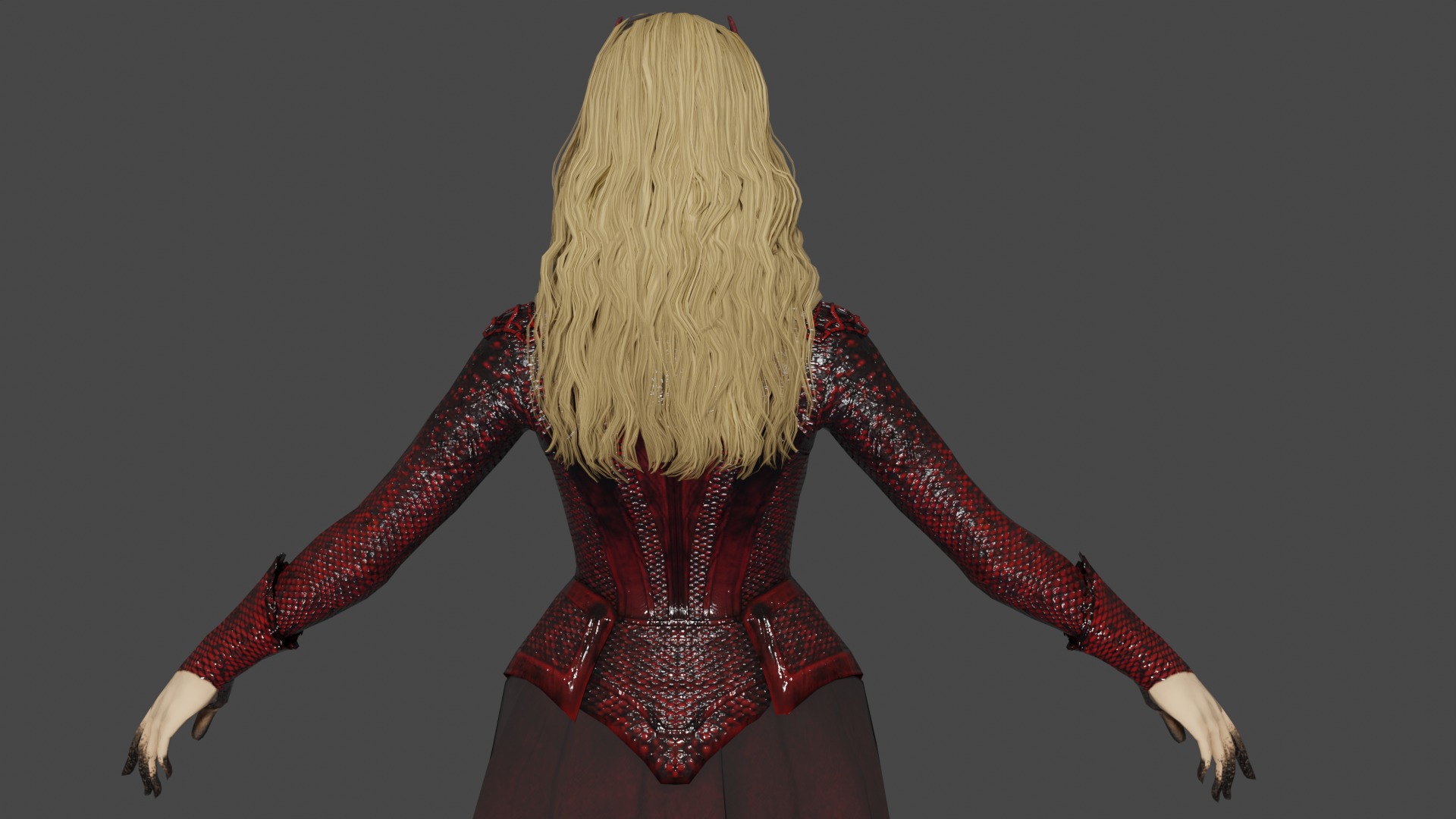 Scarlet Witch 3D Model 3D model_4