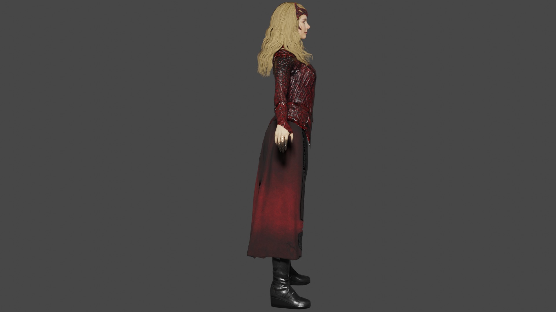 Scarlet Witch 3D Model 3D model_3
