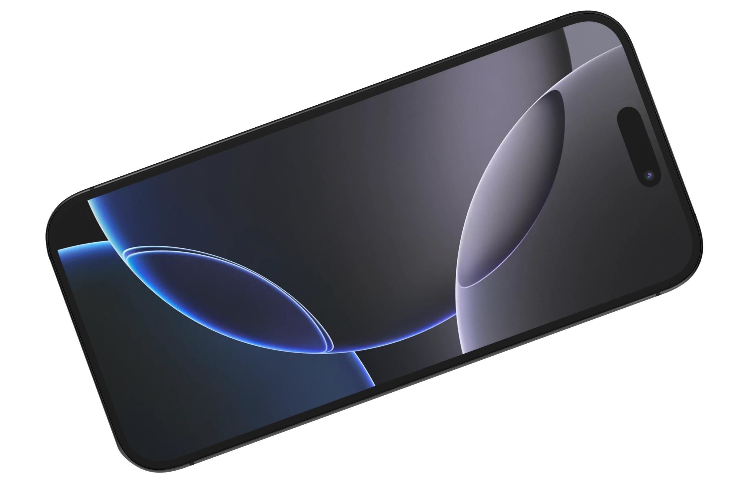 Apple iPhone 16 Pro Max Black Titanium 3D model_14