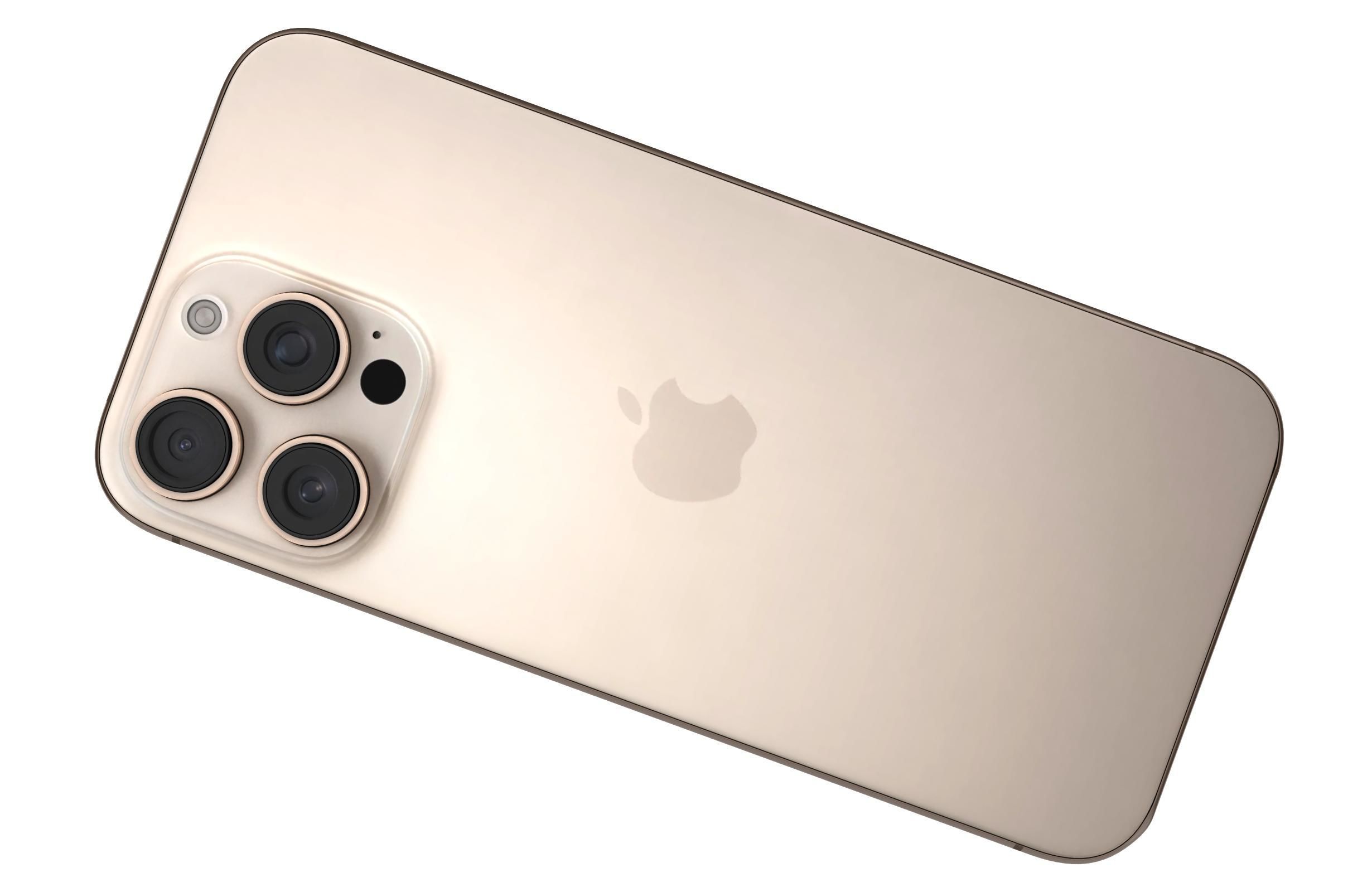 Apple iPhone 16 Pro Max Desert Titanium 3D model_11
