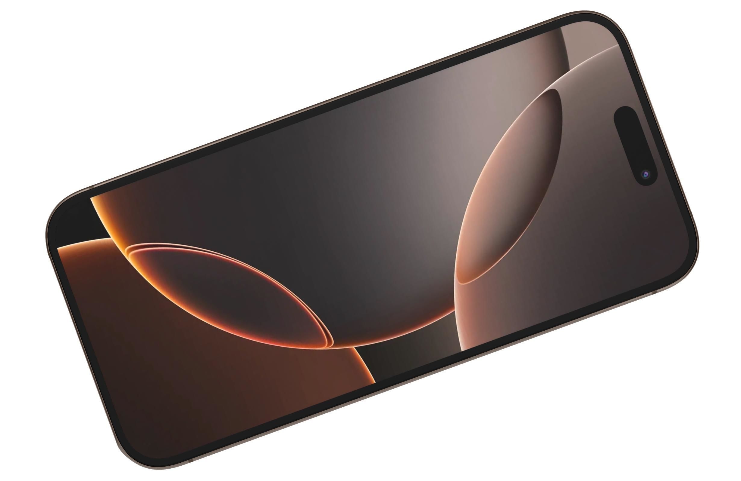 Apple iPhone 16 Pro Max Desert Titanium 3D model_10