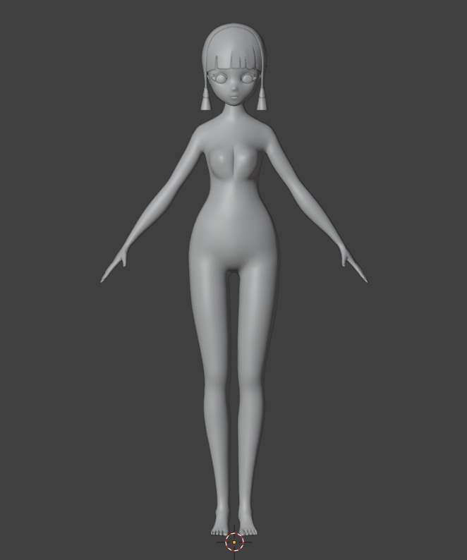Ayaka 3D model and Rigged 3D model_5
