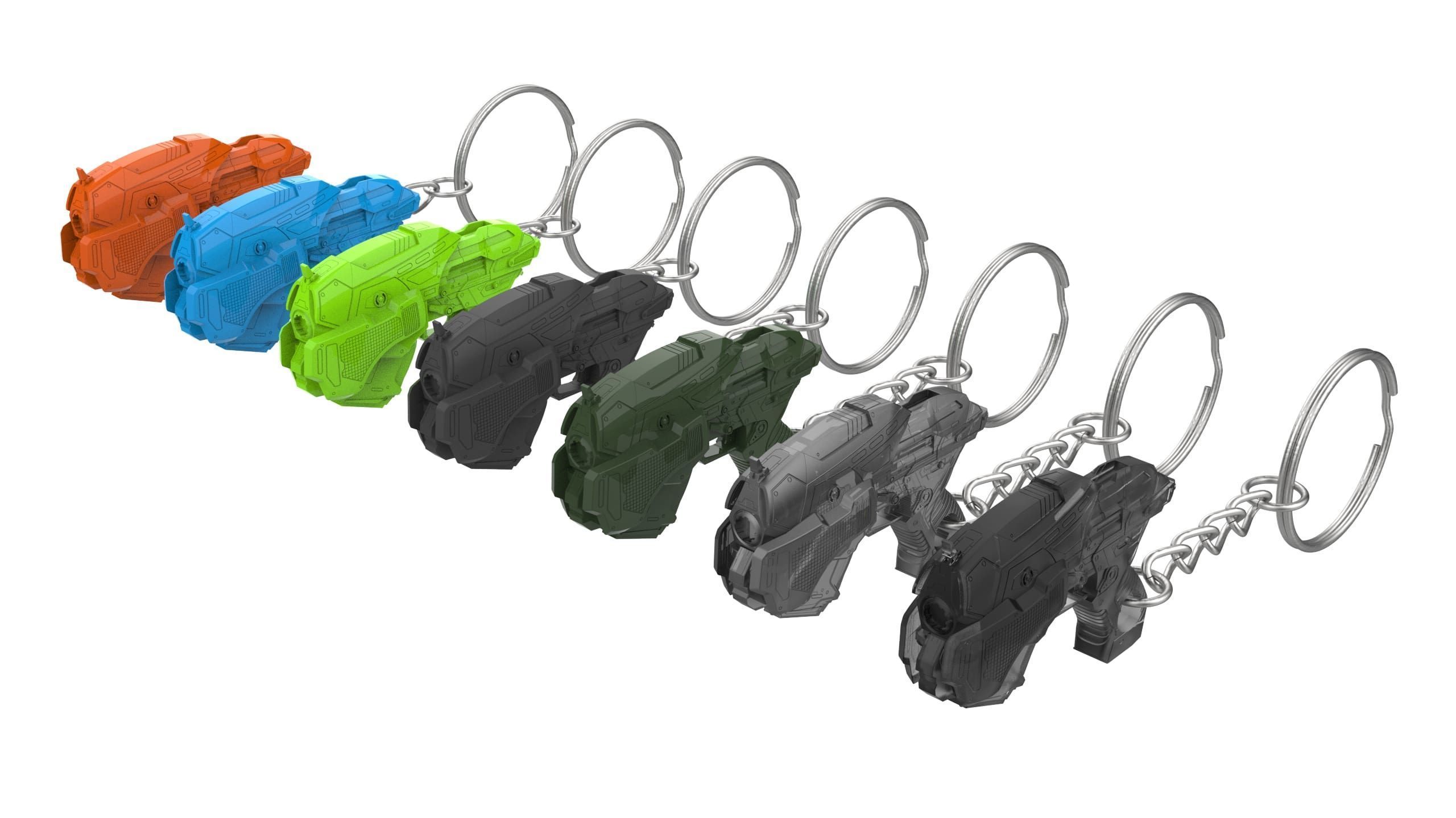 Gears of War Keychains Bundle - 4 Printable STL - Commercial Use 3D print model_12
