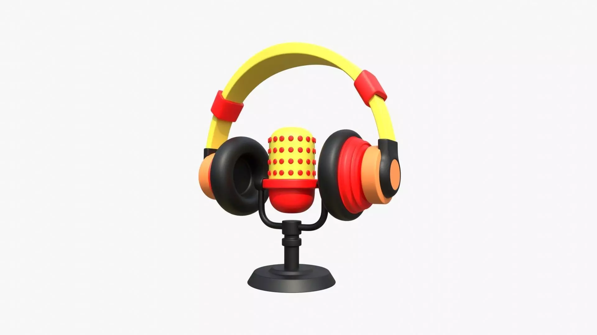 Microphone 3D model_0