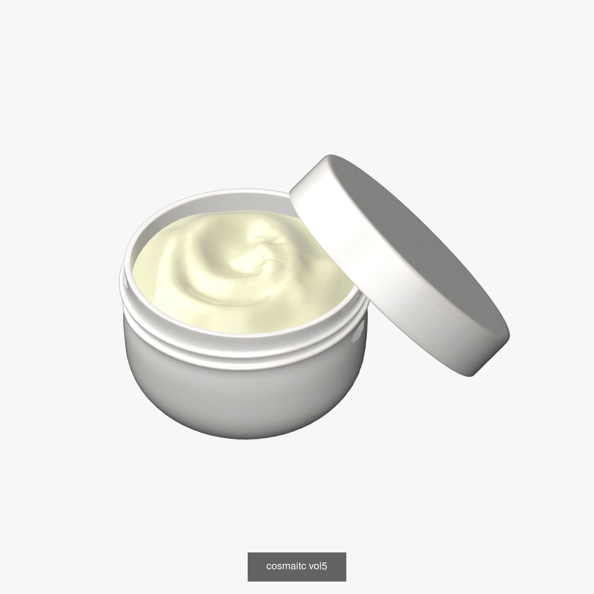 mockup cosmatic container in blank set 1 3D Model Collection_1