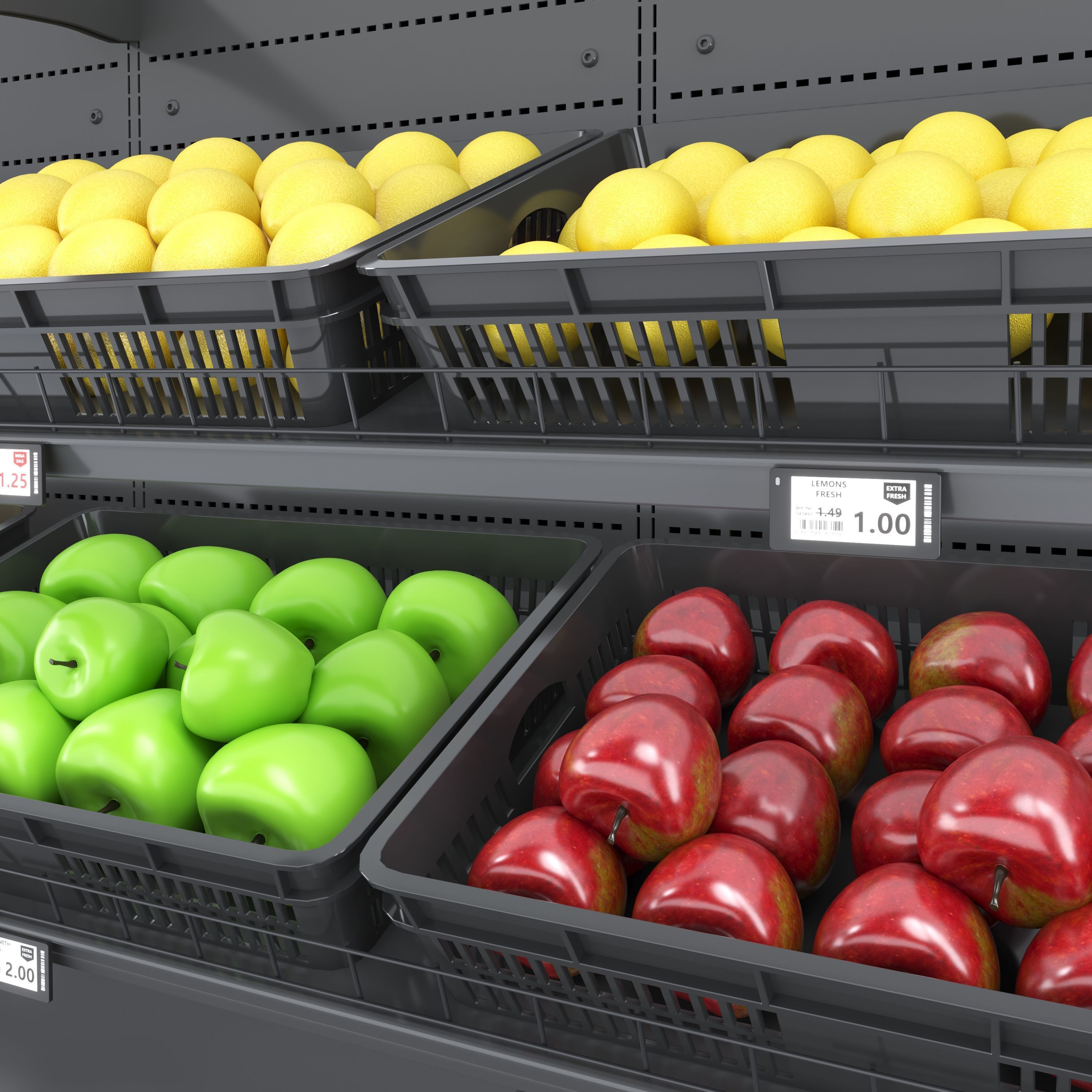 Refrigerated display case Arneg  3D model_4