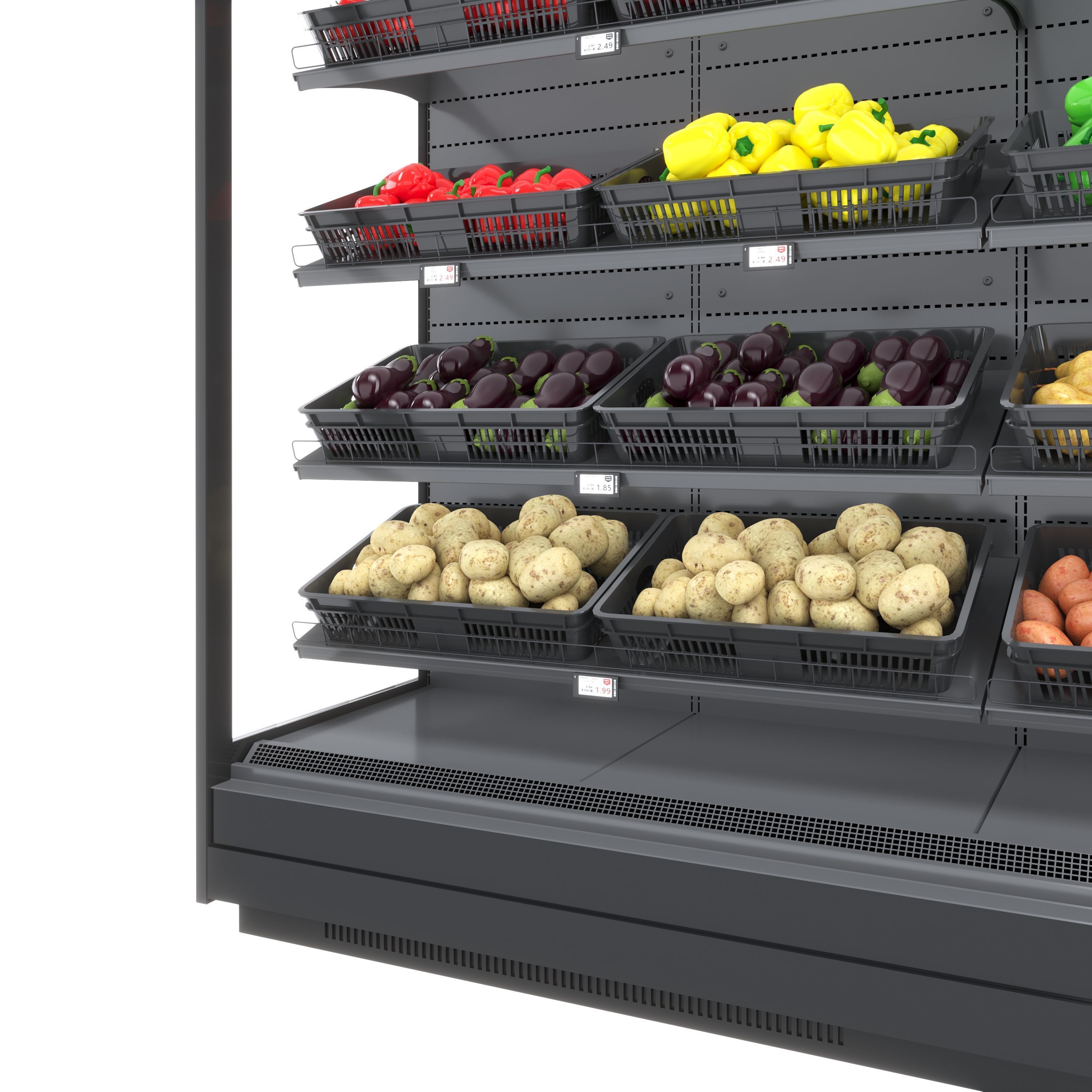 Refrigerated display case Arneg  3D model_3