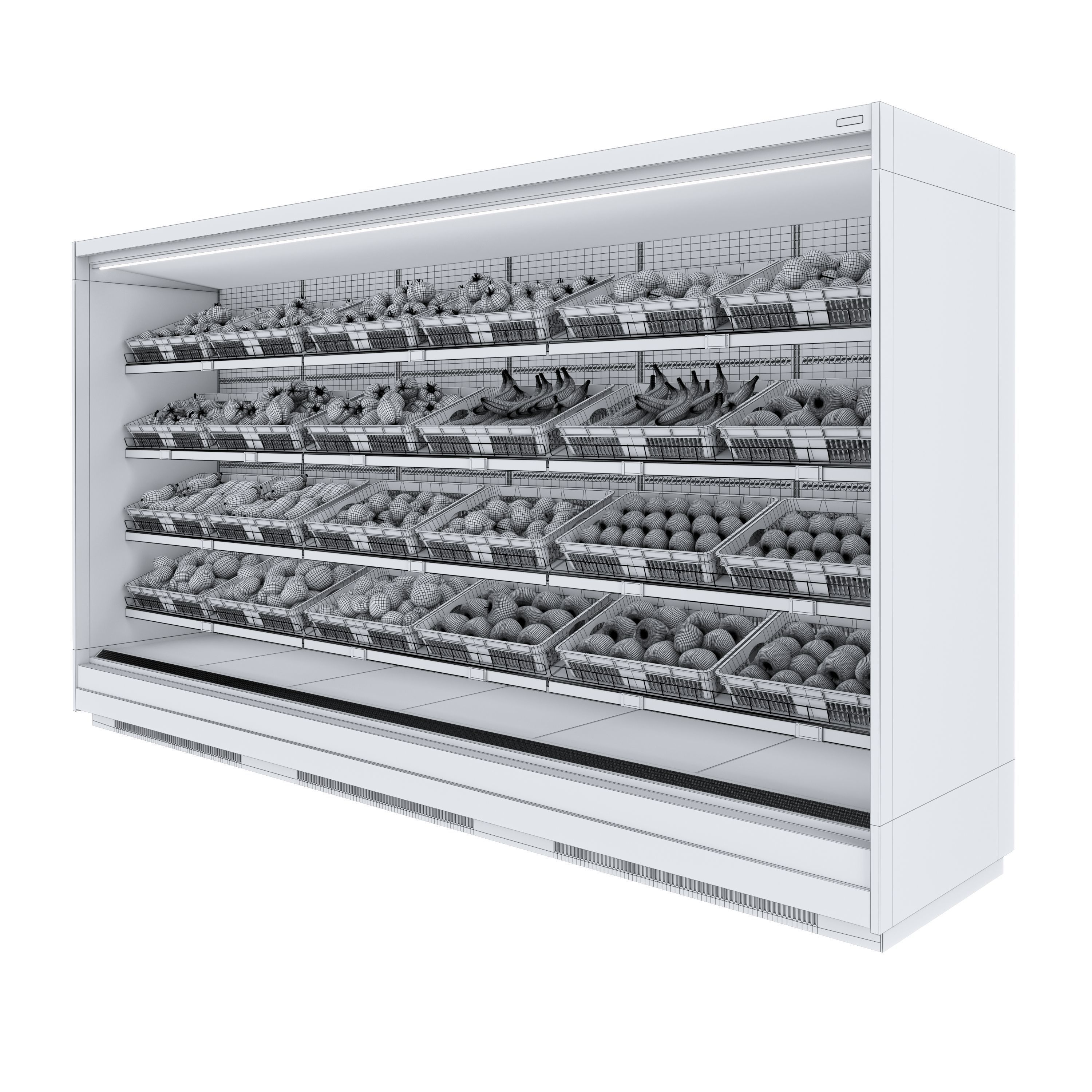 Refrigerated display case Arneg  3D model_5