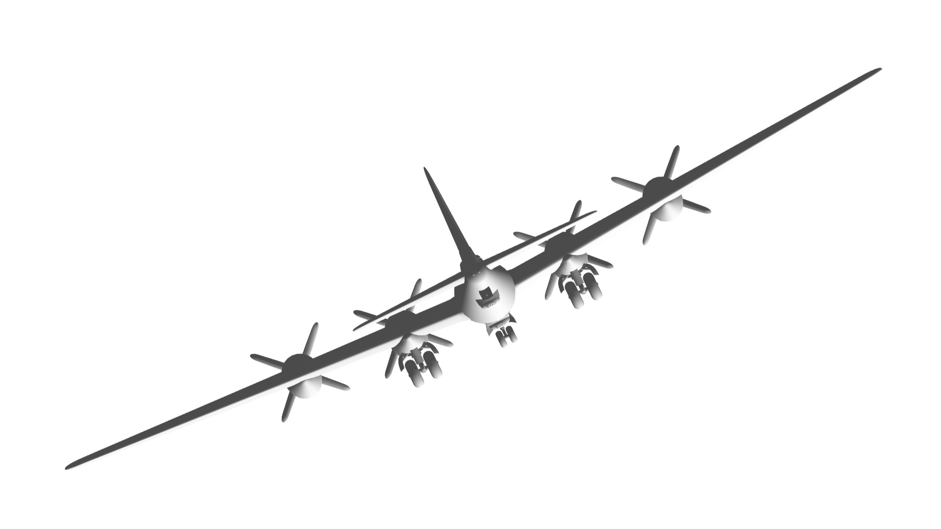 Boeing B-29 Superfortress 3D model_3