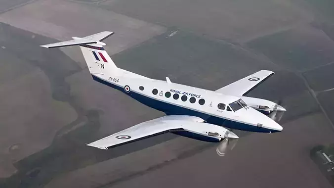 BEECHCRAFT KING AIR B200 3D model