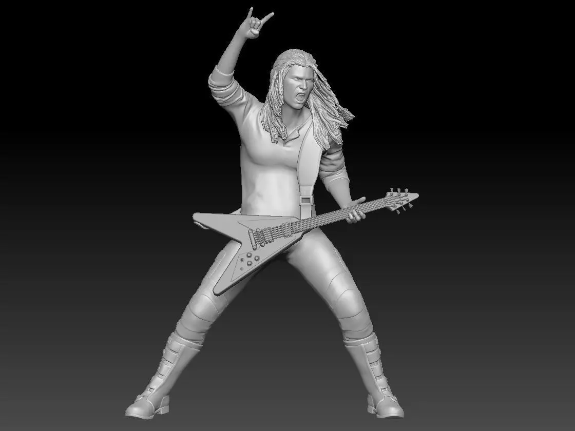 rockband guitar boy 1 3D print model_0