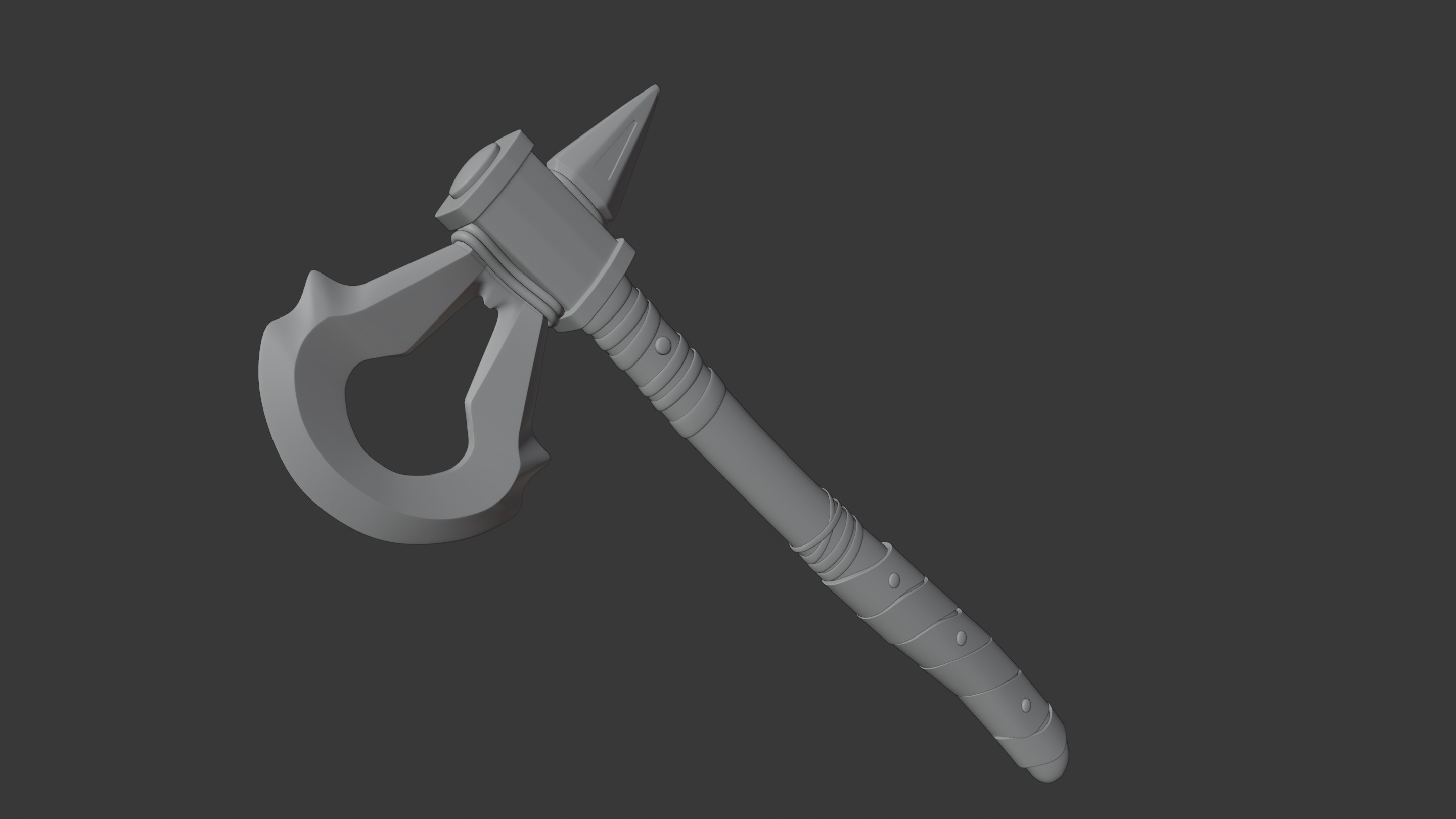 Edward Kenway Tomahawk - Assassins Creed III 3D model_4
