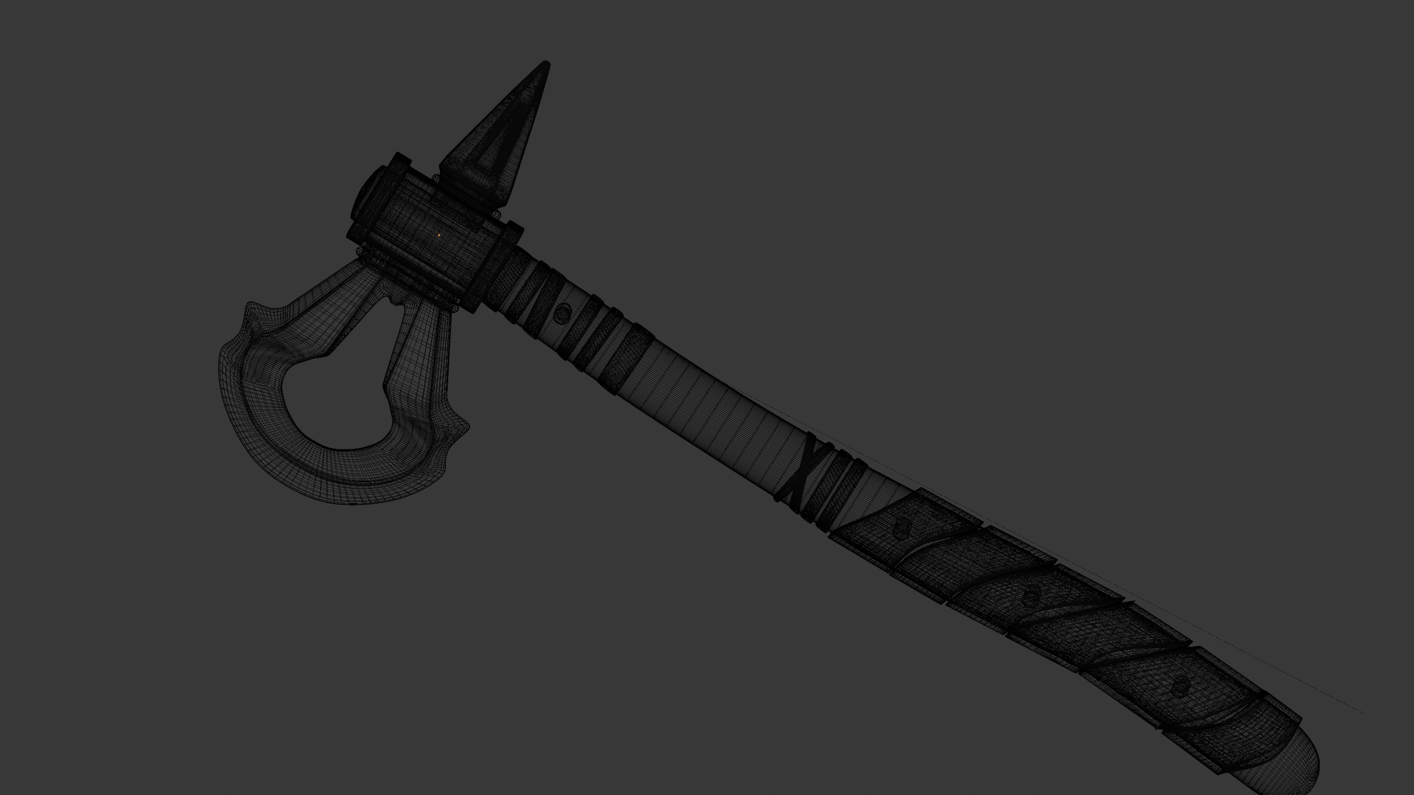 Edward Kenway Tomahawk - Assassins Creed III 3D model_6