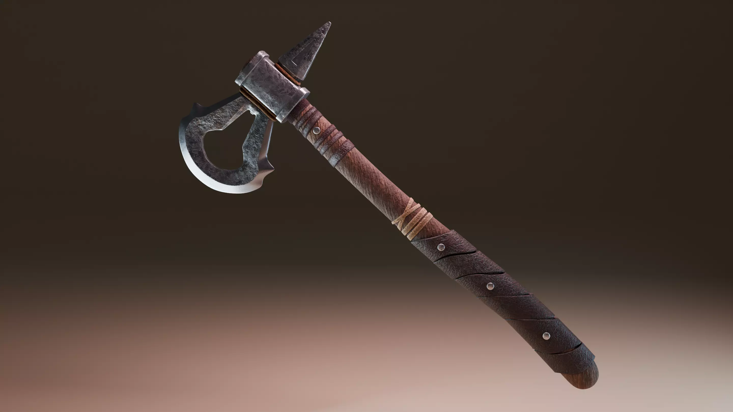 Edward Kenway Tomahawk - Assassins Creed III 3D model_0