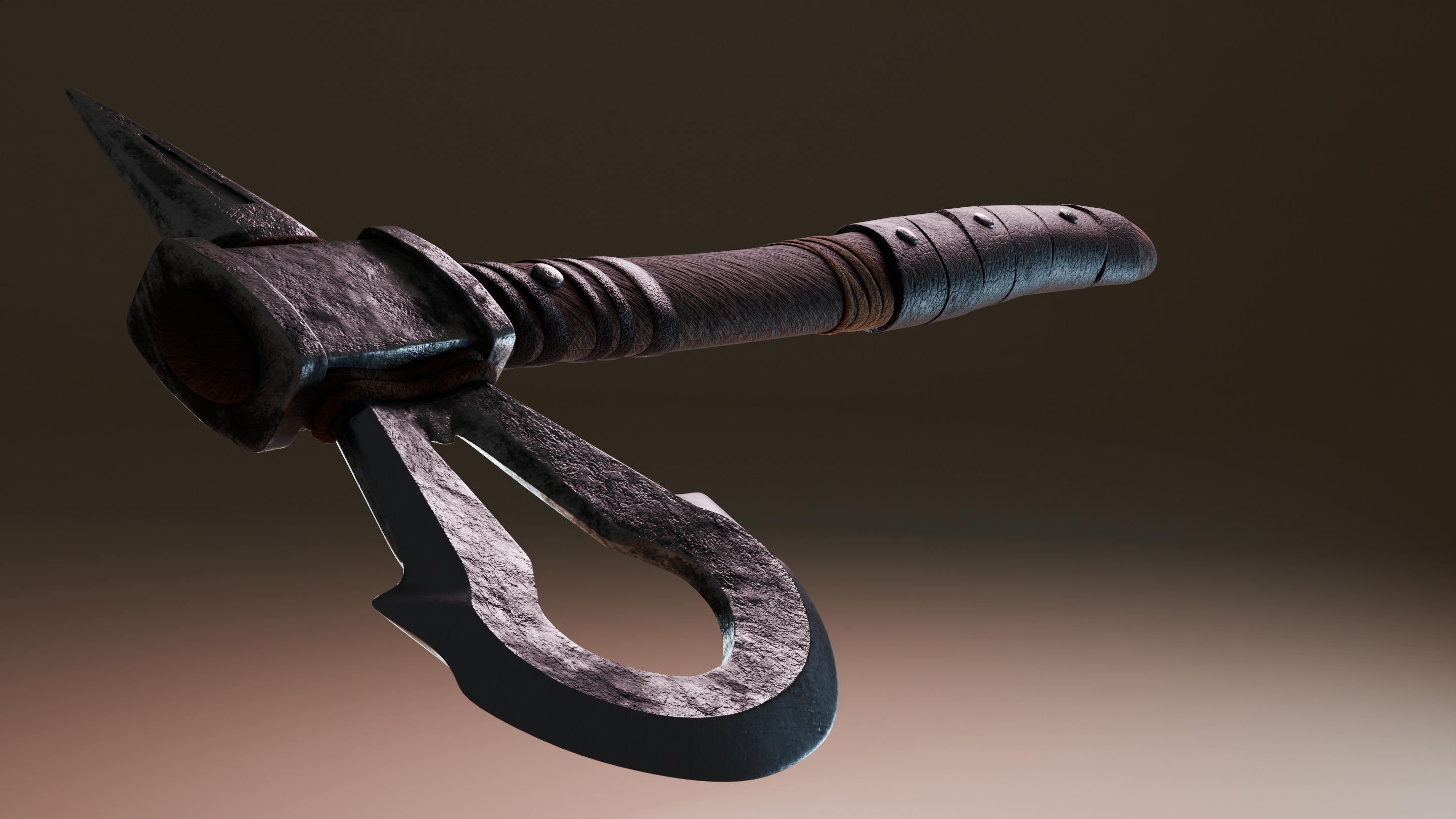 Edward Kenway Tomahawk - Assassins Creed III 3D model_2