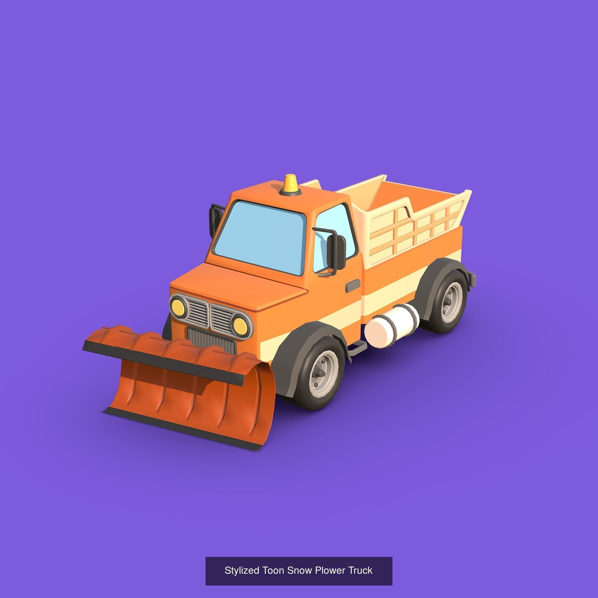 Stylized Toon Vehicles 3D Model Collection_7