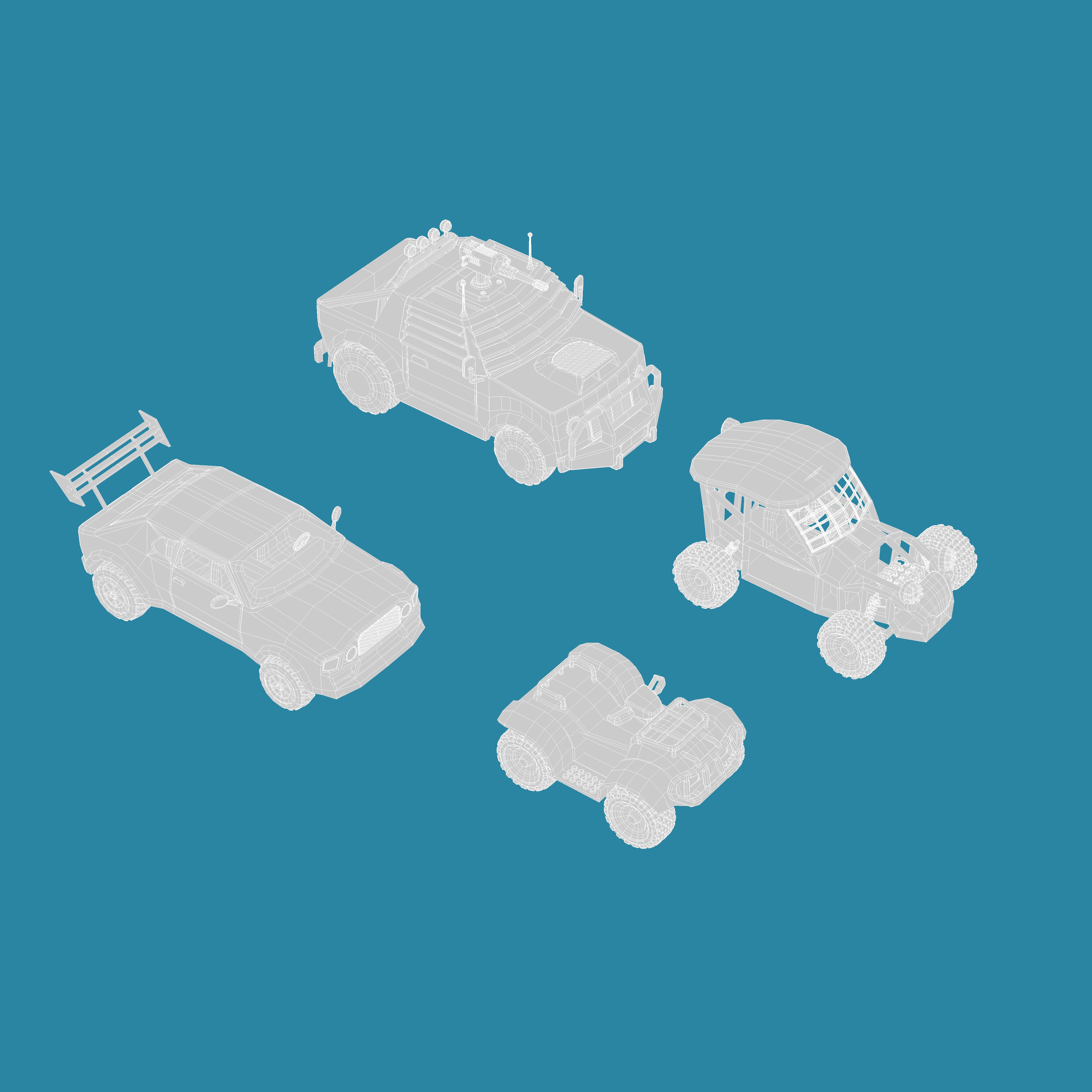 Stylized Toon Vehicles 3D Model Collection_10