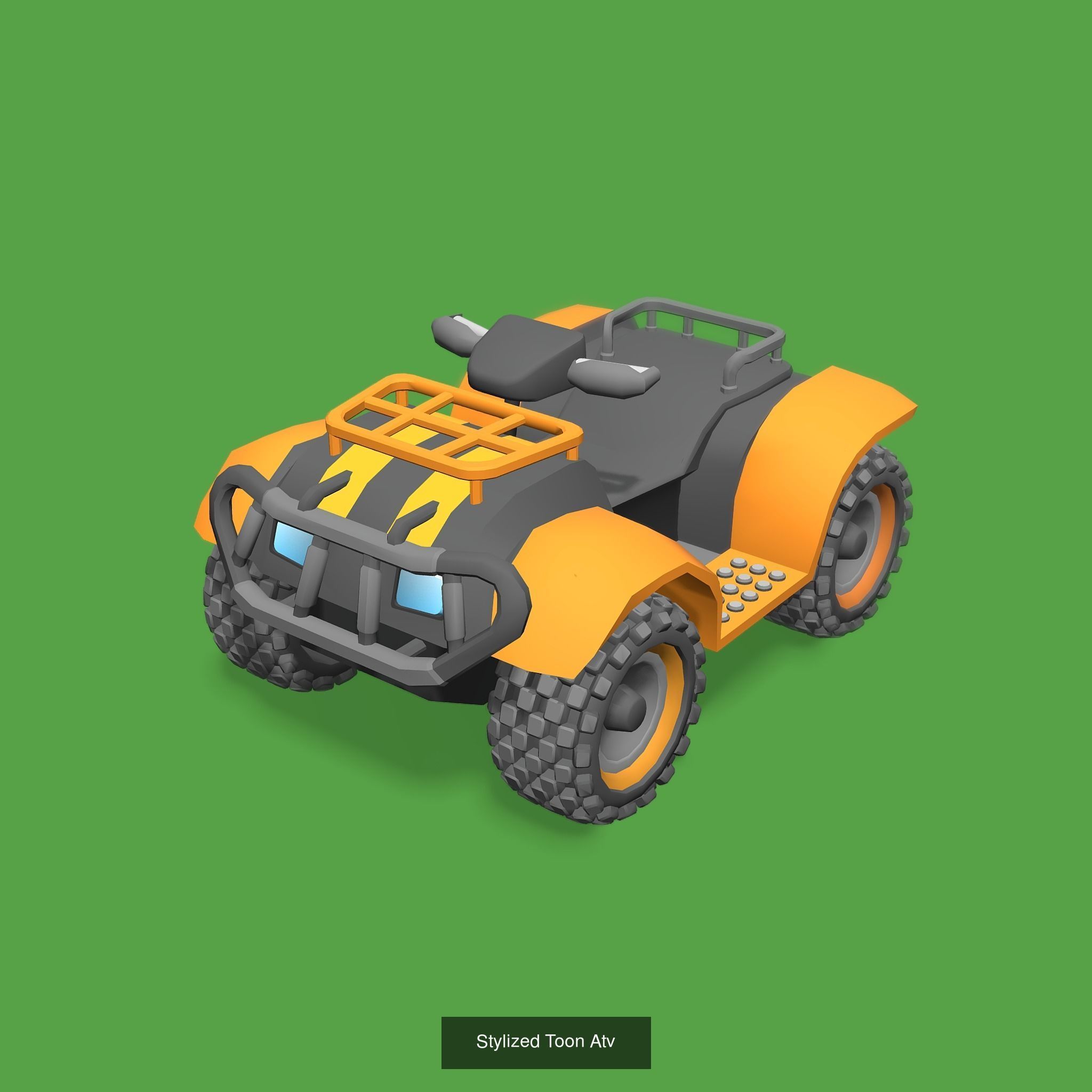 Stylized Toon Vehicles 3D Model Collection_3