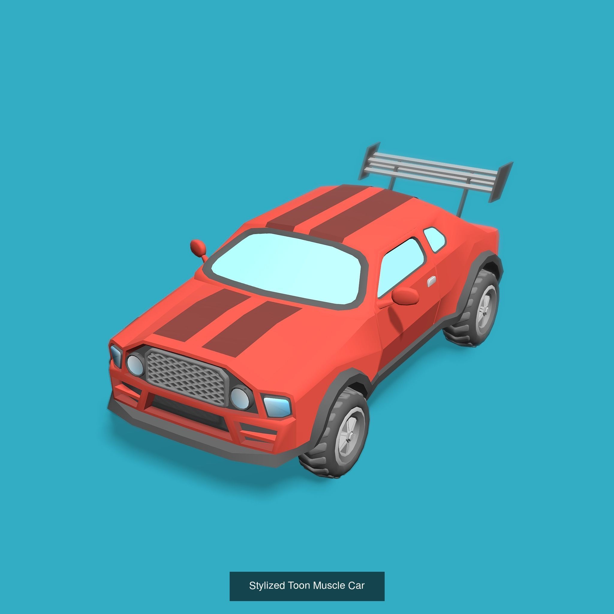Stylized Toon Vehicles 3D Model Collection_5
