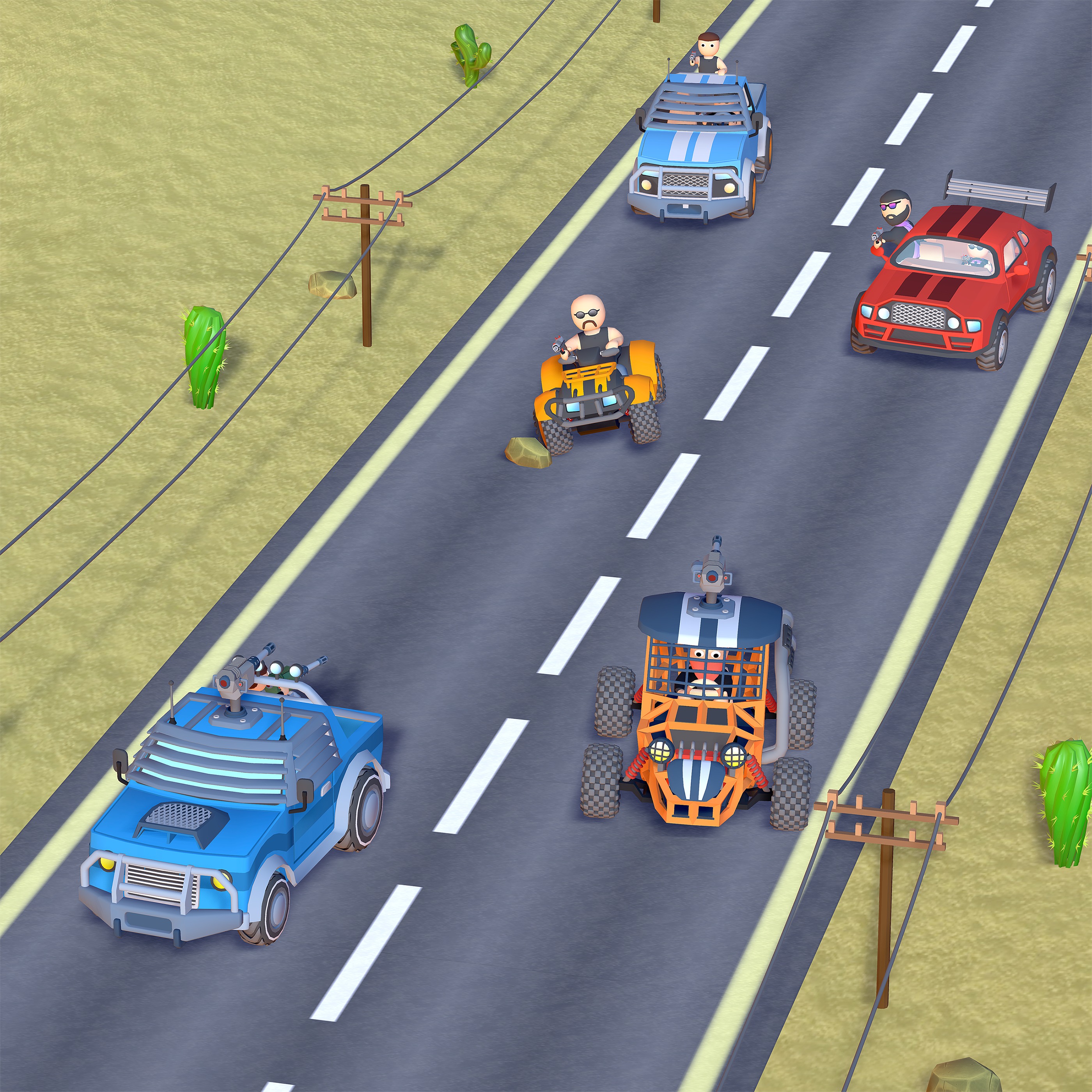 Stylized Toon Vehicles 3D Model Collection_8