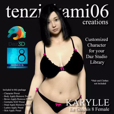 Karylle for Genesis 8 Female 3D model