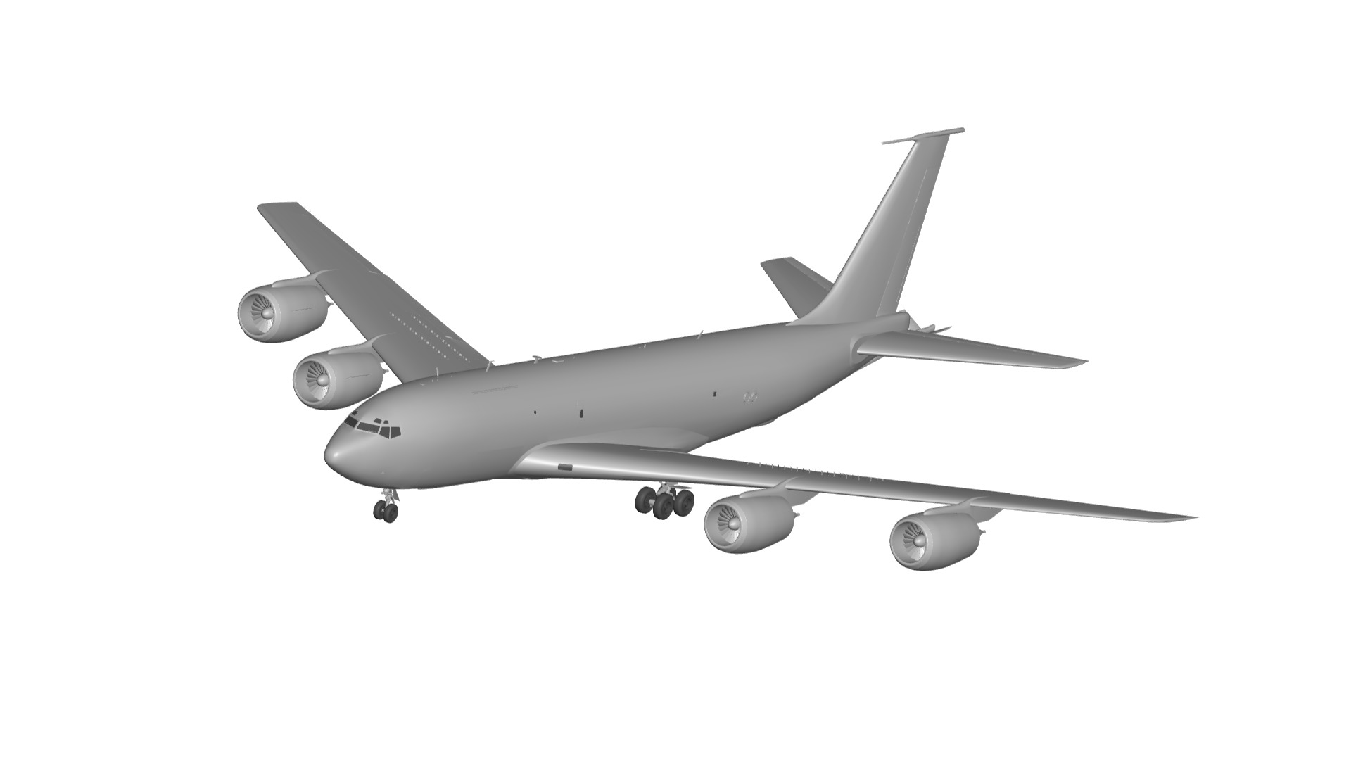 Boeing KC-135 Stratotanker 3D model_1