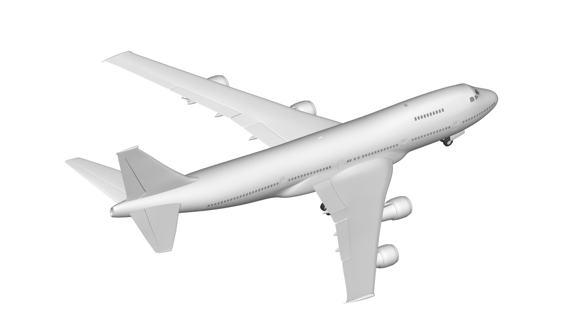 Boeing 747-8 3D model_2