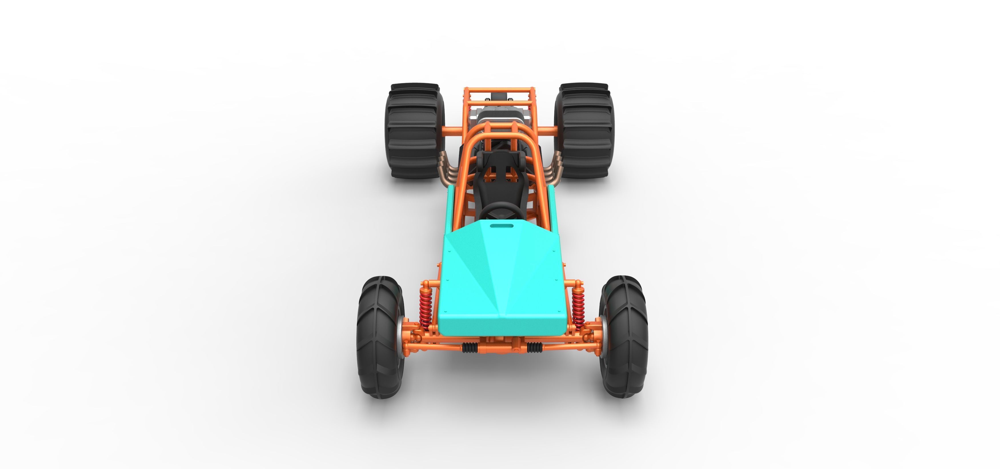 Dirt Dragster Version 3 Scale 1 to 25 3D print model_8