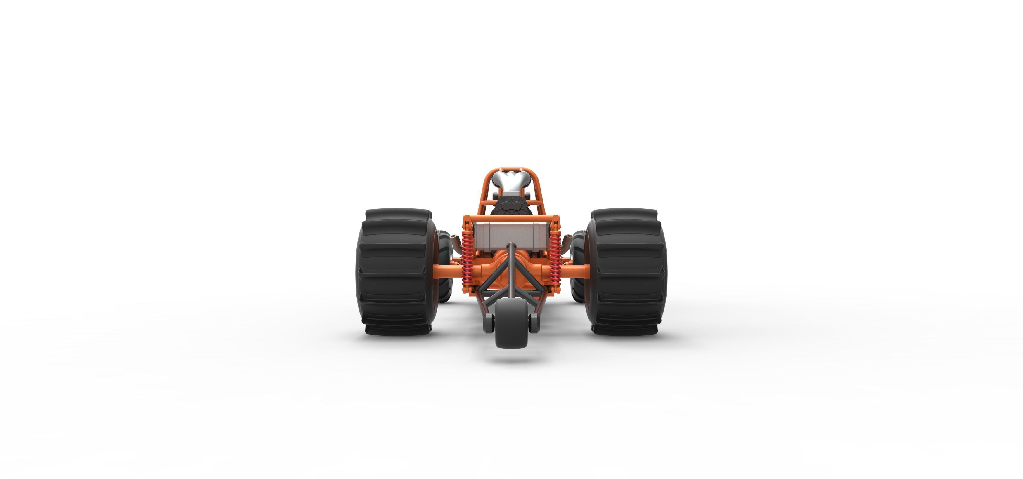 Dirt Dragster Version 3 Scale 1 to 25 3D print model_16