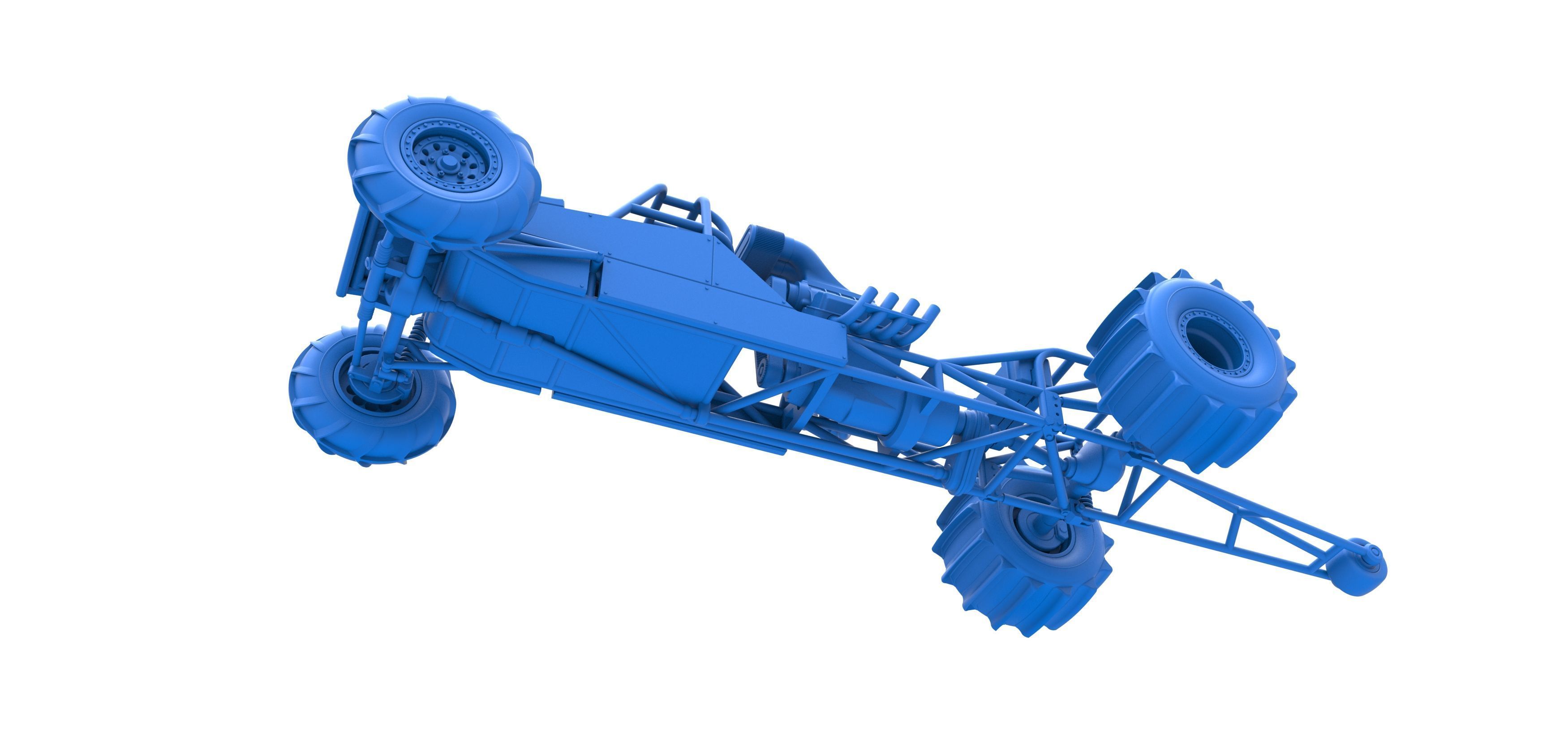 Dirt Dragster Version 3 Scale 1 to 25 3D print model_20