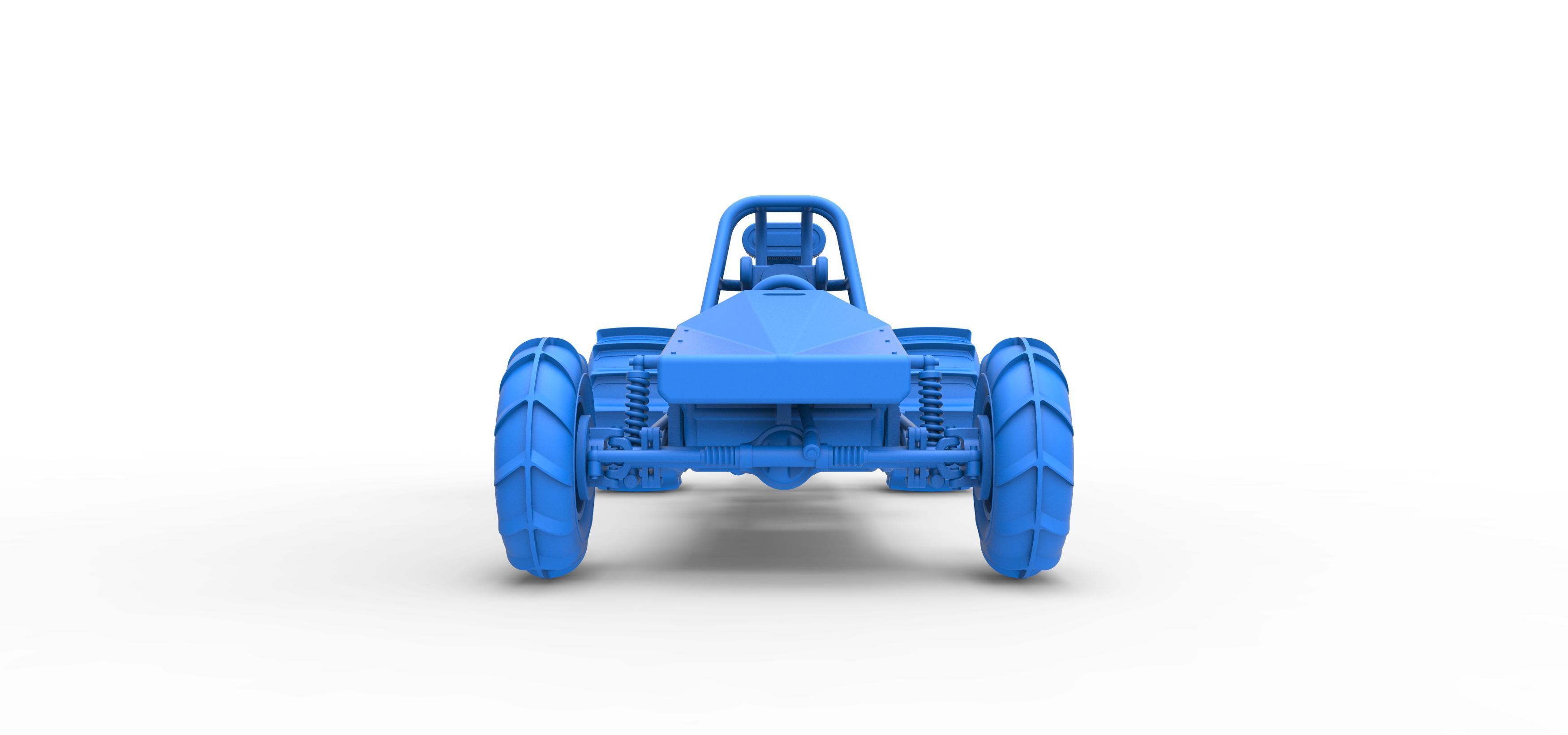 Dirt Dragster Version 3 Scale 1 to 25 3D print model_24