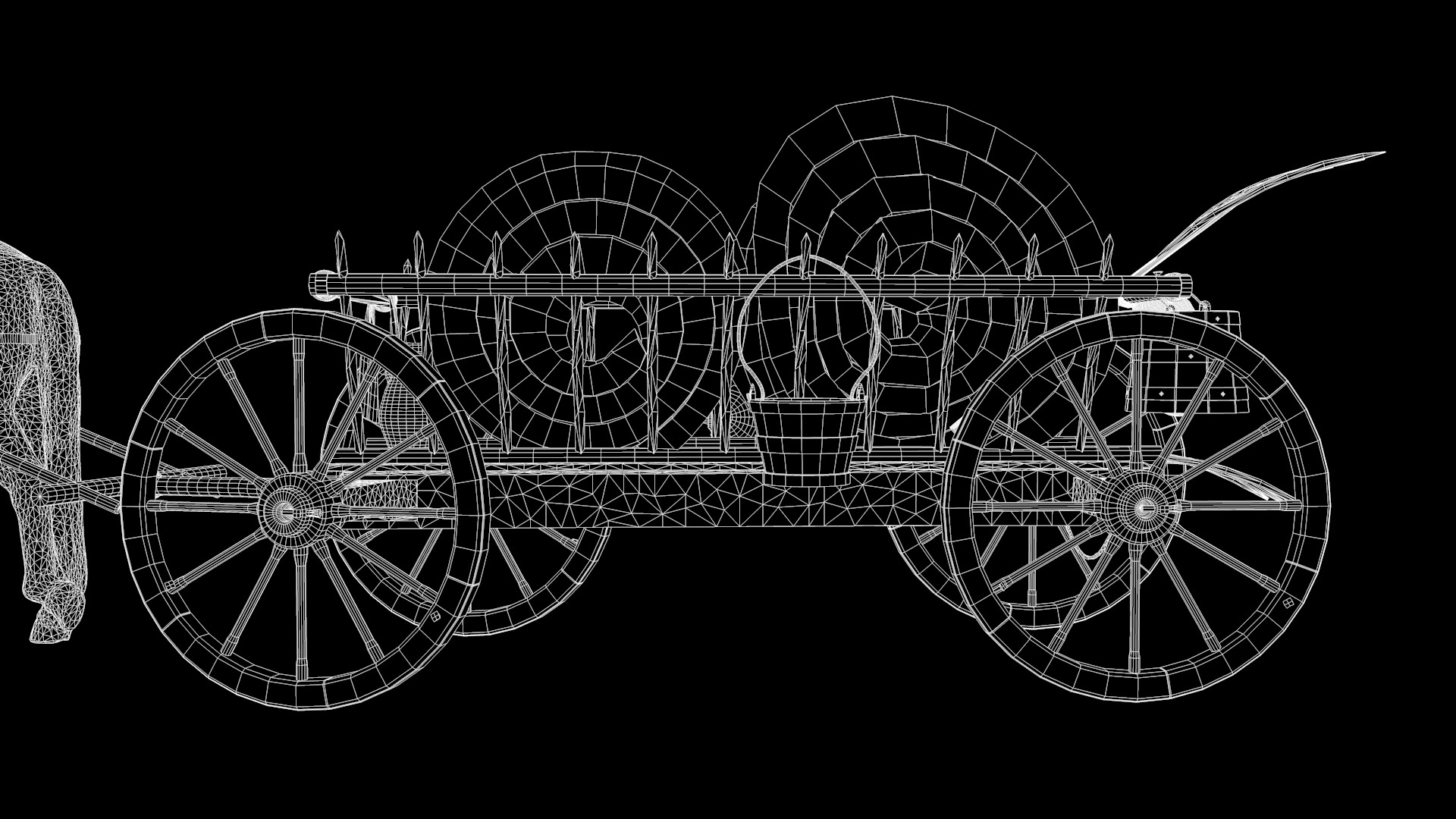 Medieval Wagon Feno 3D model_3