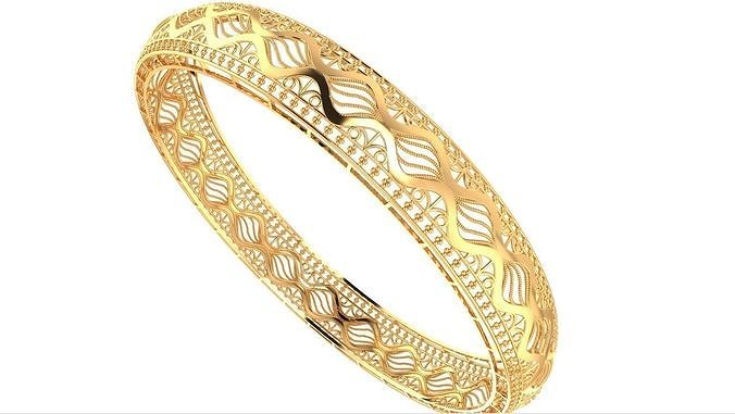 women bangle 3d file Free 3D print model