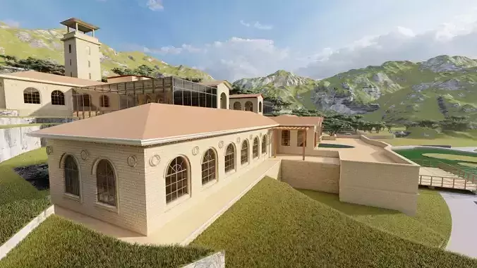 old house-Old Abandoned House 3D model
