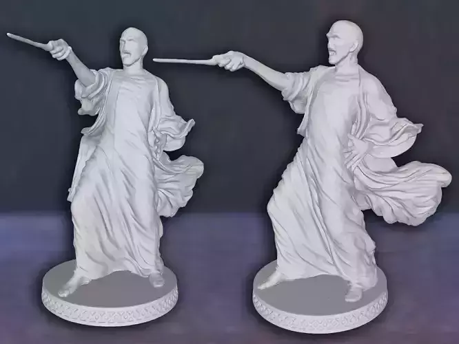 Lord Voldemort Harry Potter Action Figures Custom 3D Print Model