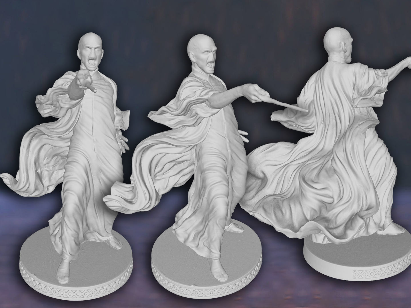 Lord Voldemort Harry Potter Action Figures Custom 3D Print Model 3D print model_3