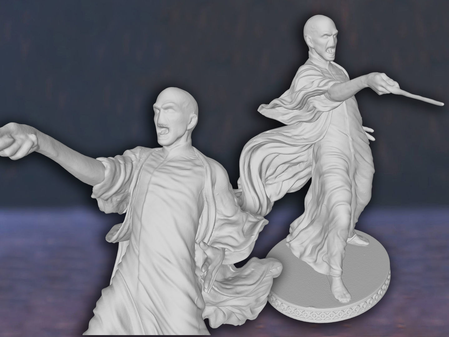 Lord Voldemort Harry Potter Action Figures Custom 3D Print Model 3D print model_2