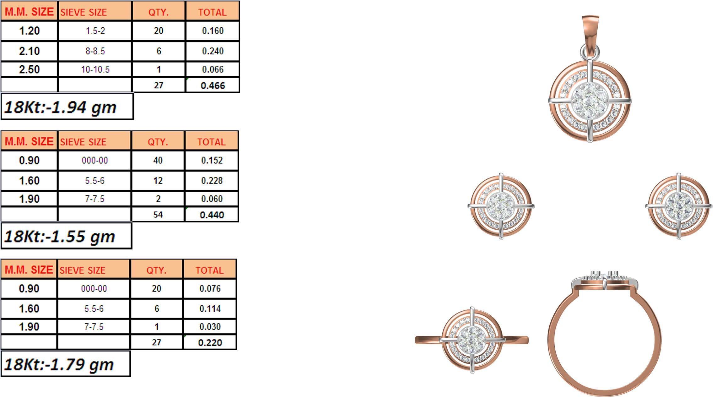 Light Minimalist Diamond Pendant Necklace 3D print model_6