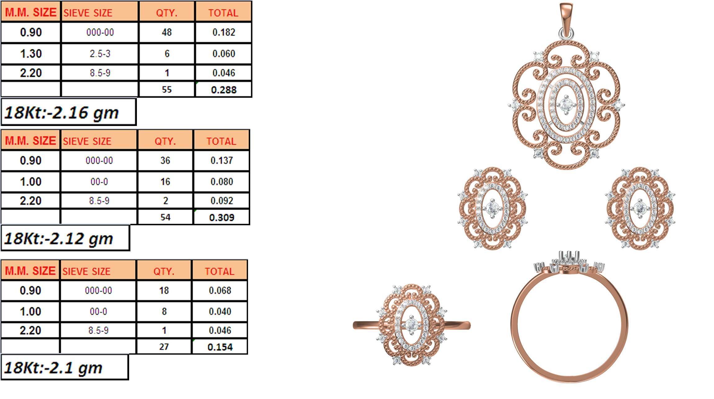 Light Minimalist Diamond Pendant Necklace 3D print model_5