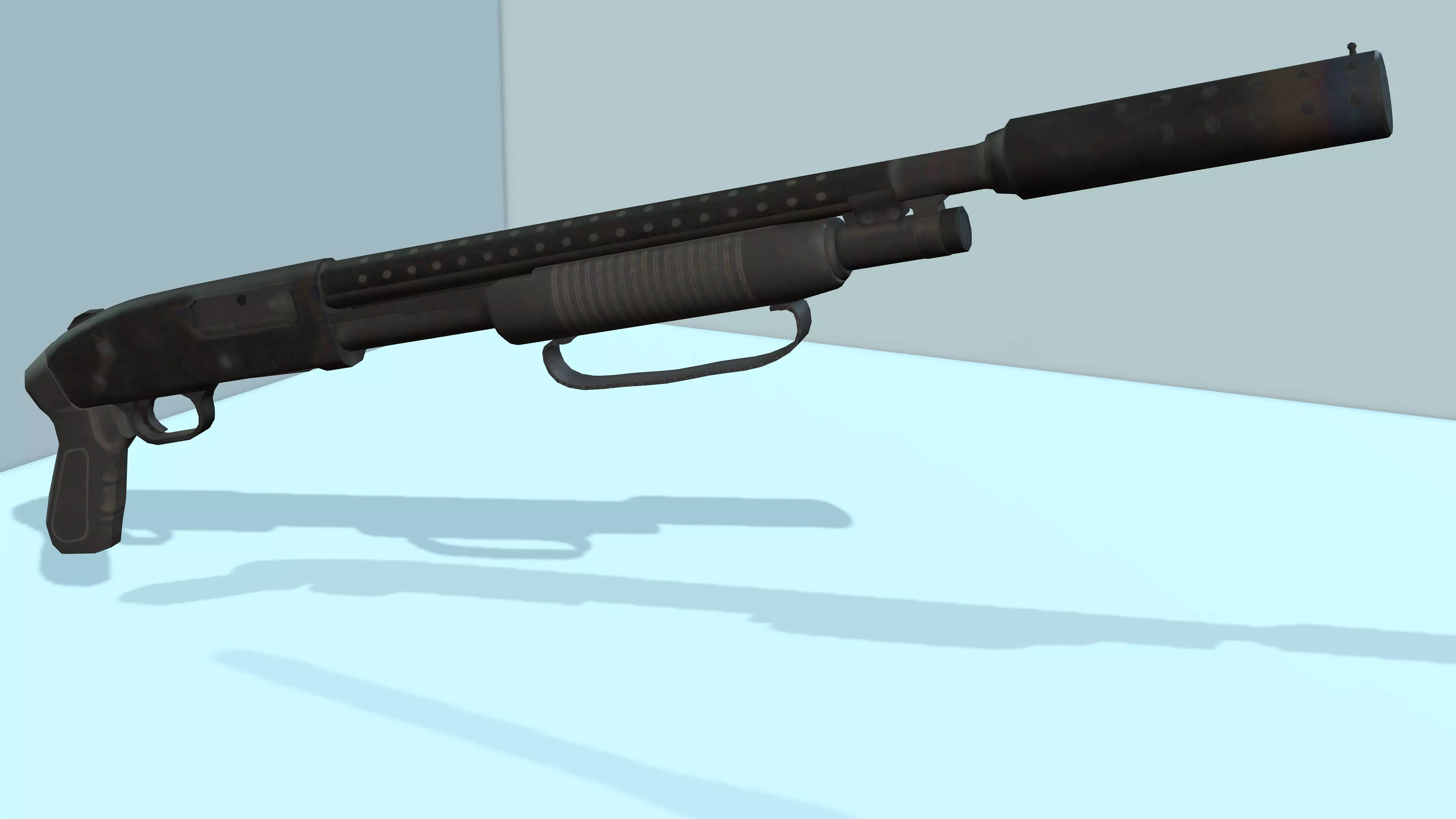 Shotgun 3D model_0