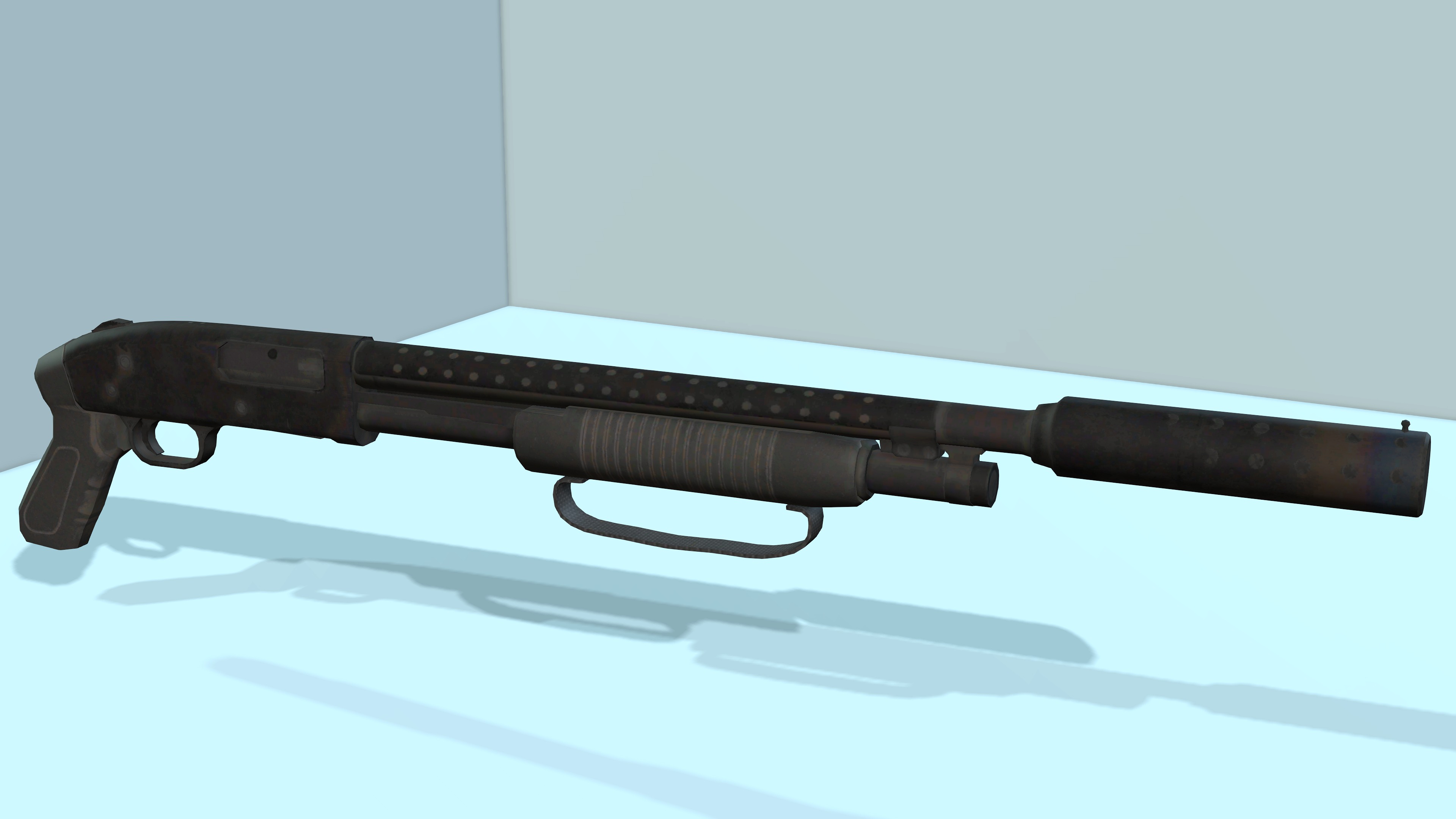 Shotgun 3D model_3