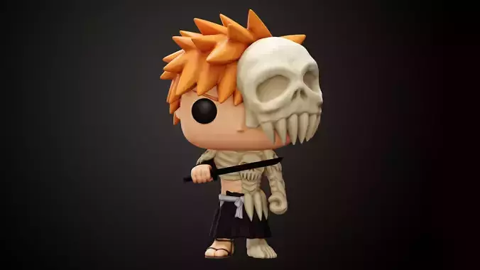 Funko Ichigo Hell Clad Form 3D print model