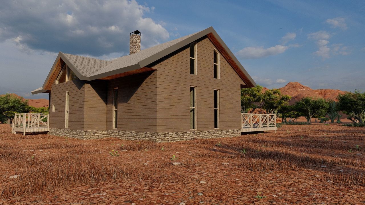 old house-Old Abandoned House 3D model_10