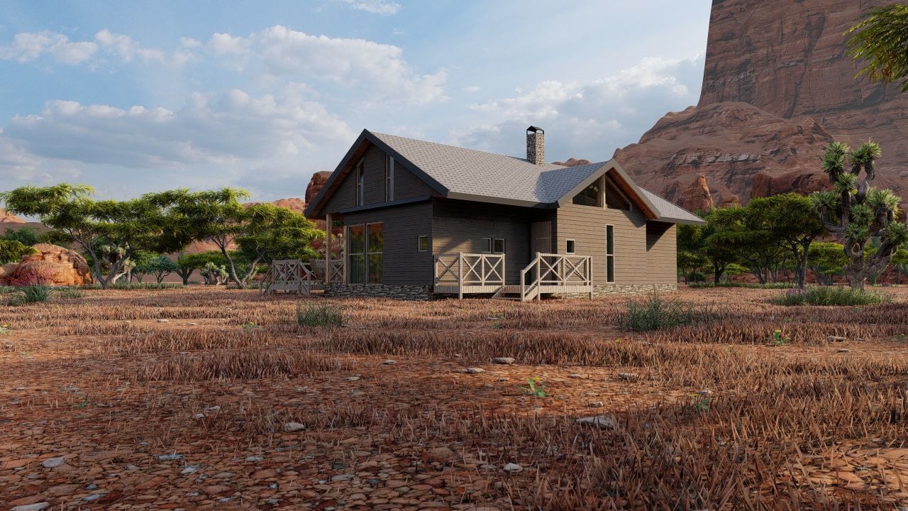 old house-Old Abandoned House 3D model_12